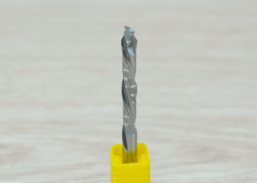 Double-Edged Compound Milling Cutter 4x4x28mm Blade Spiral Carbide เกรด 3A