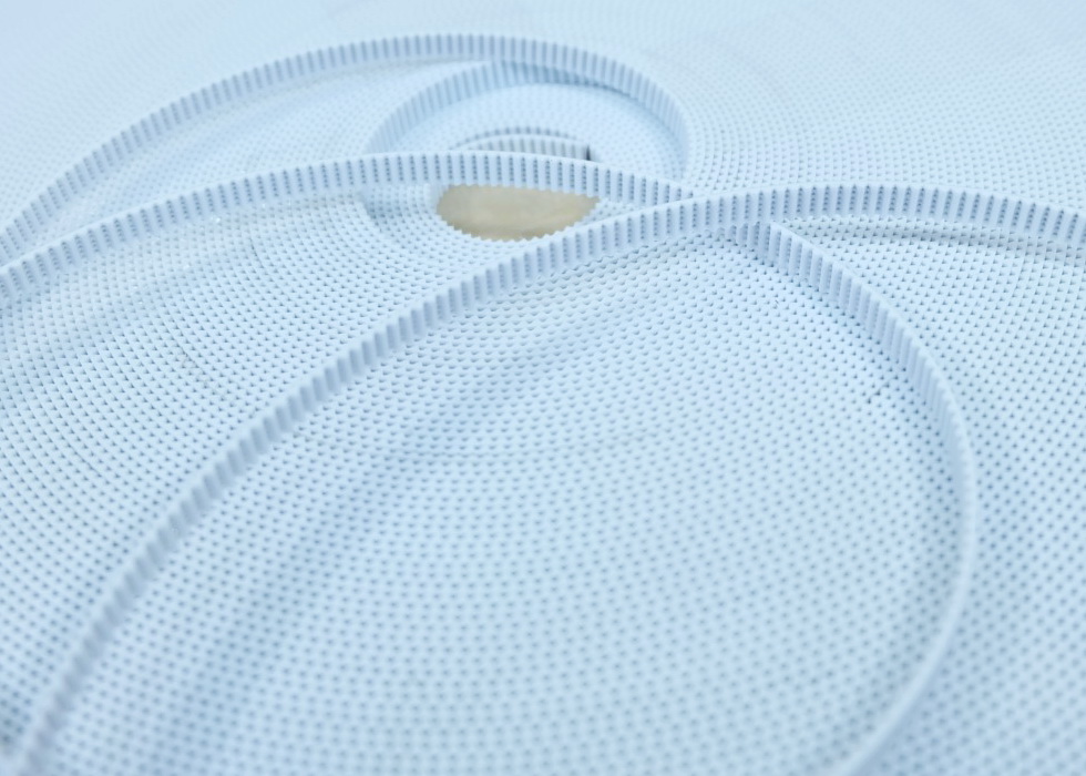 2GT-6mm PU Timing Belt Steel Core สีขาว (สานแถบเส้นเหล็กในสายพาน ราคา/1เมตร)