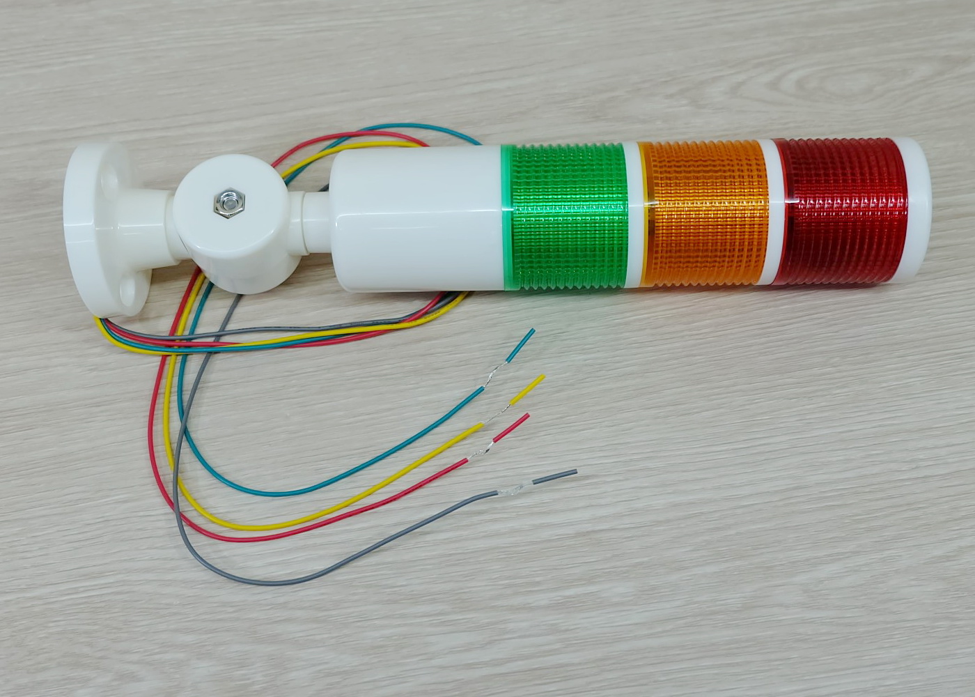 LED 12-24V DC (BEM-X-50-3W-D) Stack Alarm LED Indicator Lamp (Red, Yellow, Green, ไม่มีเสียง กระพริบ)