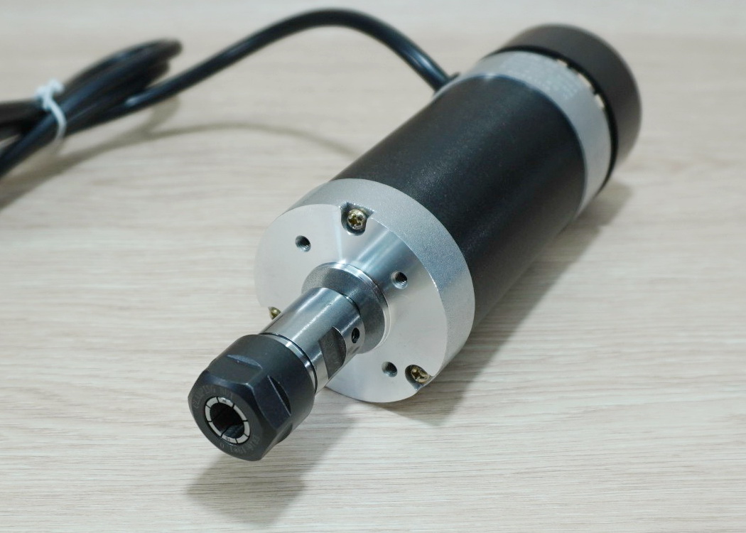 500W ER16 Brushless Spindle DC Motor (Max.12000rpm) + WS55-220 Brushless DC Motor Driver 48V 500W