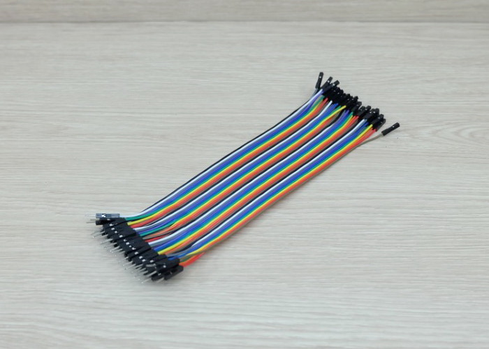 20cm Cable jumper 40P Male-Female (ผู้-เมีย)