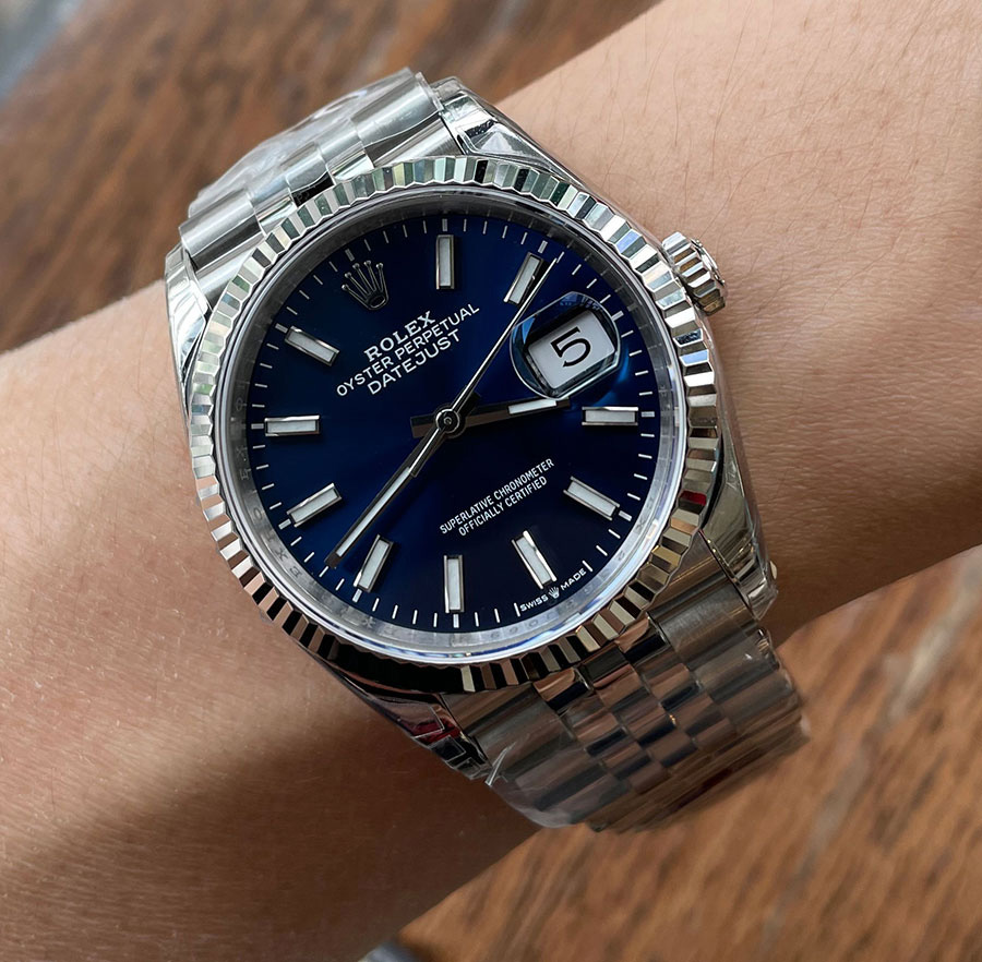 ROLEX DATEJUST 36 BLUE (VSF)