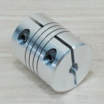 5 x 8 mm RB-Flexible Shaft Coupling D25 L30 mm (Hex Screw)