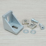 Bracket D30-A สำหรับ Series 30 Alu Profile + ชุดน็อตสกรู T-Nut M6 Series 30