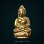 พระชัยล้มลุก หลวงปู่ทอง อริยสงฆ์ 5 แผ่นดิน ปี41 วัดสามปลื้ม กรุงเทพมหานคร (ศิษย์สายท่านเจ้ามา วัดสามปลื้ม)