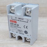 Solid State Relay SSR-40AA, 40A (24-380VAC / 80-250VAC)