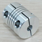 6.35 x 10 mm RB-Flexible Shaft Coupling D25 L30 mm (Hex Screw)