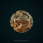 เม็ดกระสุนคตเนื้อโลหะ (เนื้อมหาชนวน) รุ่นแรก ปี65 พ่อท่านอิ่ม 105 ปี วัดทุ่งนาใหม่ จ.นครศรีธรรมราช สร้างโดยอาจารย์เณรดอยเมืองตรัง (มีโค้ด หมายเลข 1467)