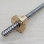 T12 Lead Screw Dia 12mm ยาว 350mm (Lead 8mm) + Copper Nut