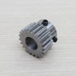 Spur Gear Pinion 1.0 Mod 20Teeth Bore 6.35mm (straight teeth - เฟืองตรง)