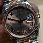 ROLEX DATEJUST 36 MM. ROSEGOLD VSF