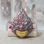 พระราหู รุ่นรวยทรัพย์(เนื้อสัตตะผิวรุ้ง พระจันทร์หน้ากากชนวน)ปี60 หลวงพ่อรักษ์ วัดสุทธาวาสวิปัสนา จ.พระนครศรีอยุธยา(มีโค้ด หมายเลข92)