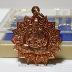 เหรียญพัดยศ เจริญสุข ร่ำรวย(ทองแดง)ปี53 หลวงปู่คำบุ วัดกุดชมภู จ.อุบลราชธานี(มีโค้ด หมายเลข ๕๖๗)