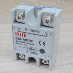 Solid State Relay, SSR-100DA, input 3-32VDC output 24-380VAC,100A