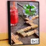 อัดรูปออนไลน์ ล้างรูปราคาถูก ขนาดอัดรูป 8x12 + กรอบลอย + นาฬิกา