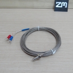 2M Cable หัวเกลียว M6x1.25 K Type Thermocouple 0-400C Sensor Probe