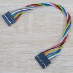 สายไฟ 8 Pin Dupont Jumper cable 20cm (Female - Female)