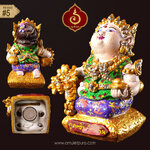 กุมารีดูดทรัพย์รับเงิน เพ้นสี นำฤกษ์ ขนาดบูชา ปี54 อาจารย์สุบิน นะหน้าทอง (หมายเลข 5)