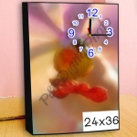 อัดรูปออนไลน์ ล้างรูปราคาถูก ขนาดอัดรูป 24x36 + กรอบลอย + นาฬิกา