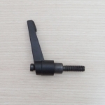 M6 x 25mm Metal Knob Adjustable Handle Lever Grip Black