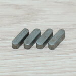 Flat Key Pin 3*3*10 Carbon Steel A-type Round Head Square (แพ็ค 4 ชิ้น)