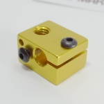 Golden Aluminium Heat Block 20x16x12mm for E3D V6