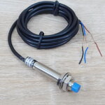 LJ8A3-2-Z/BX (NPN, NO ระยะ 2mm) 6-36V DC Inductive Proximity Sensor M8