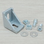 Bracket D28-A สำหรับ Series 20 Alu Profile + ชุดน็อตสกรู T-Nut M5 Series 20
