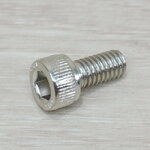 Hex Socket Cap Screw M6x10mm Nickel-plated (20ตัว/ถุง)