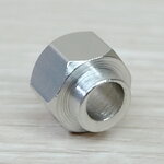 Eccentric column 6.35 mm - bore 5mm <OD 10mm> (Nickel-plated)