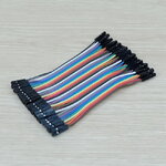 10cm Cable jumper 40P Female-Female (เมีย-เมีย)