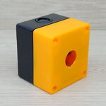 BX1 (Yellow) waterproof box 1 holes for 22mm mounting hole push button switch