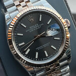 ROLEX DATEJUST 36 MM. ROSEGOLD EWF