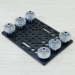 ชุดสำเร็จ V-Slot Gantry Plate 20-80mm T3 x 88 x 127mm + Xtreme Solid v wheel 6 ชุดล้อ