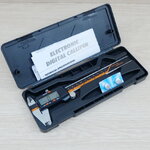 Syntek, Fractional Display 150mm Stainless Steel Digital Vernier Caliper, Accuracy ±0.04mm