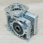 5:1 NMRV30 Worm Gearbox Speed Reducer for NEMA23 (shaft: input 8mm / Out 14mm)