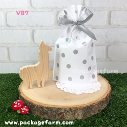 ถุงของขวัญคริสต์มาส ผูกริบบิ้นโบว์ VB