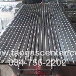 เตาย่าง เตาปิ้งย่าง ย่างอาหารทะเล สแตนเลส ขนาด 200 ลิตร ยาวพิเศษ