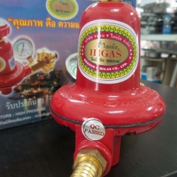 หัวปรับแรงดันสูง Hi-gas รุ่น เซฟตี้มีเกจ์วัด