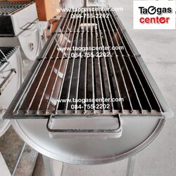 เตาย่าง เตาปิ้งย่าง ย่างอาหารทะเล ขนาด 60 ลิตร ยาวพิเศษ 130 cm.