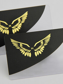 รับทำบัตรใส เคลือบฟิล์มด้าน สปอตฟอยล์