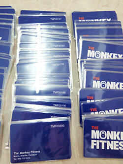 พิมพ์บัตรทาบ RFID มายแฟร์ 1 K. คลื่น 13.56 MHz