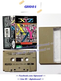 ‎ขายเทปเพลง XYZ อัลบั้ม ‎รวมฮิตปกดำ "X'Tra Hits"