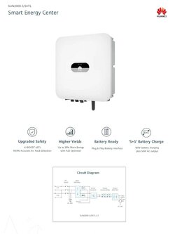 Huawei Inverter 3KW 1Phase SUN2000-3KTL-L1 Free Wifi Warranty 10 year