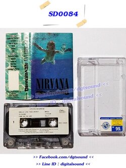ขายม้วนเทป nirvana อัลบั้ม Nevermind