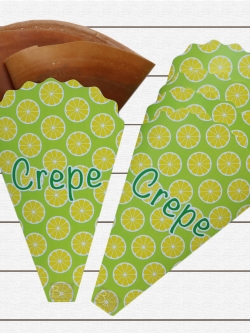 ซองเครปเกรดA ฟู้ดเกรด เตา14,16 นิ้ว ขนาด 12.5 x 20 cm.BTB CREPE 1