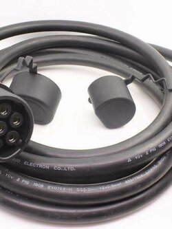 สายชาร์จสำหรับรถยนต์รถไฟฟ้า EV type2 3Phase 32A