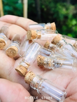 ขวดแก้วจิ๋ว 1cc ฝาก๊อก