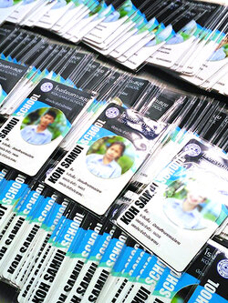 บัตรตัวอย่าง บัตรพนักงาน บัตรรายชื่อ เริ่มจำนวนน้อย