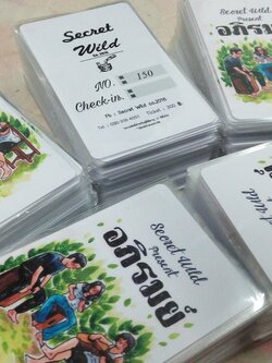 Promotion มกราคม-กุมภาพันธ์ ทำบัตรผิวมัน 500 ใบขึ้นไป บัตรเคลือบฟิล์มด้านเนียนเหมือนผิวกำมะหยี่ ฟรี